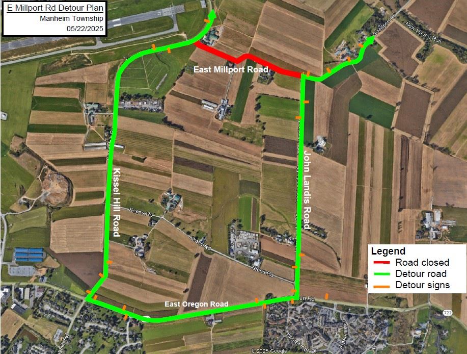 Millport Paving Detour