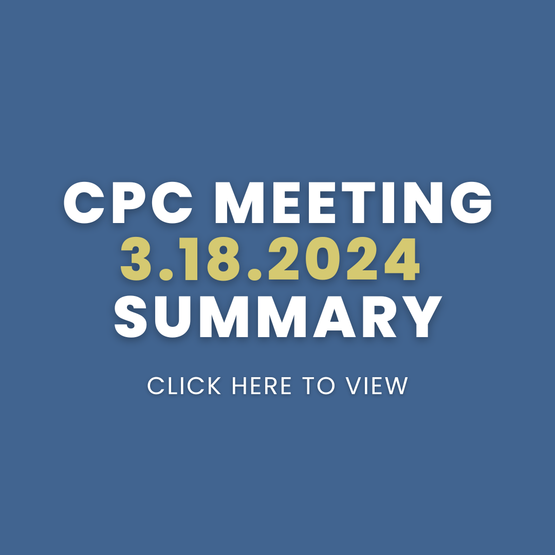 CPC Meeting - 3.18.2024 - Summary