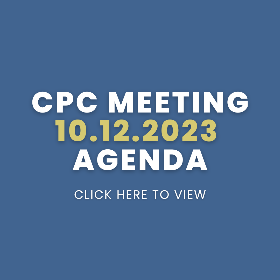 CPC Meeting - 10.12.2023 - Agenda