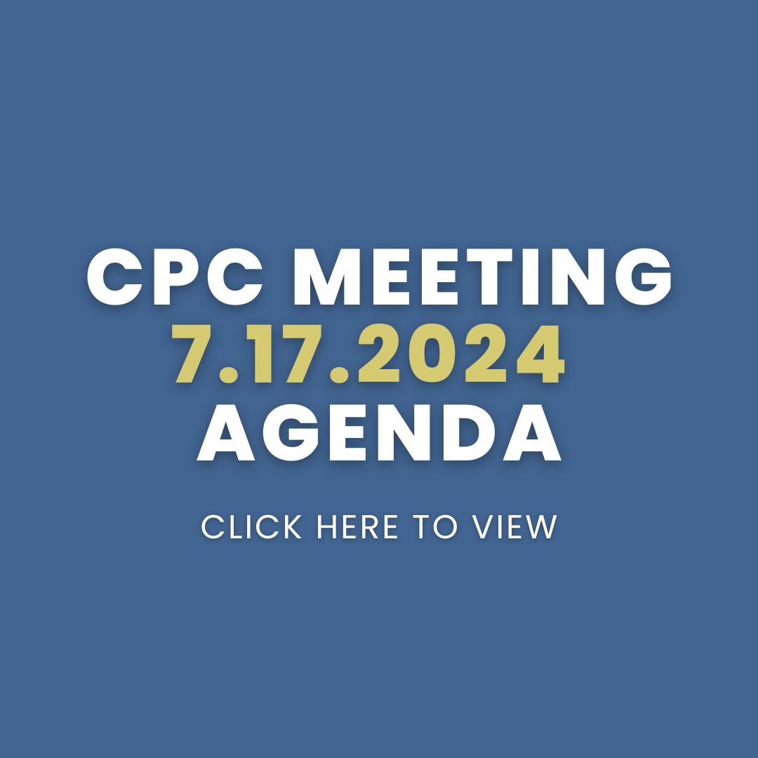 CPC Meeting - 7.11.2024 - Agenda